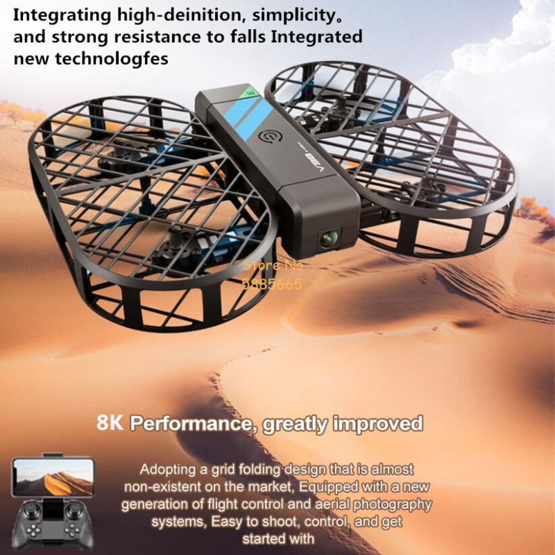 Drone Battery Box - 8K HD Camera 360° Protection Optical