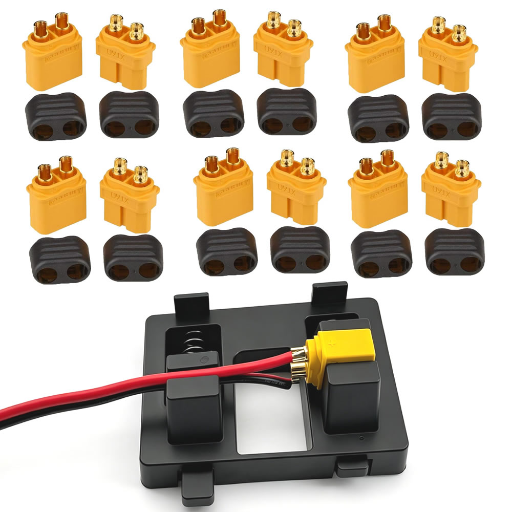 Drone Battery Connector - XT60 Connector Plug with Sheath Housing