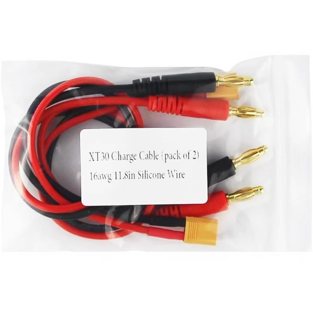 Drone Battery Connector - XT30 Female To 4mm Banana Plug
