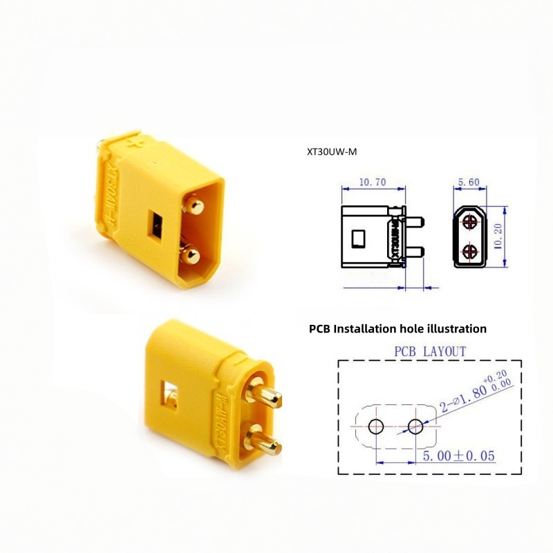 Amass Original XT30AW-M XT30UW - Drone Battery High Voltage recension och pris