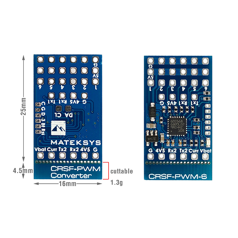 Matek CRSF to PWM Converter CR - Tbs Fpv Crossfire recension och pris