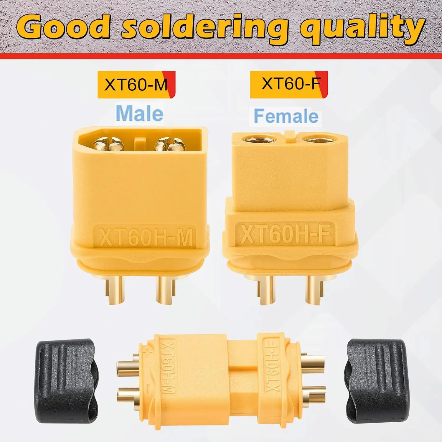 XT60 Connector Plug with Sheat - Drone Battery Connector recension och pris