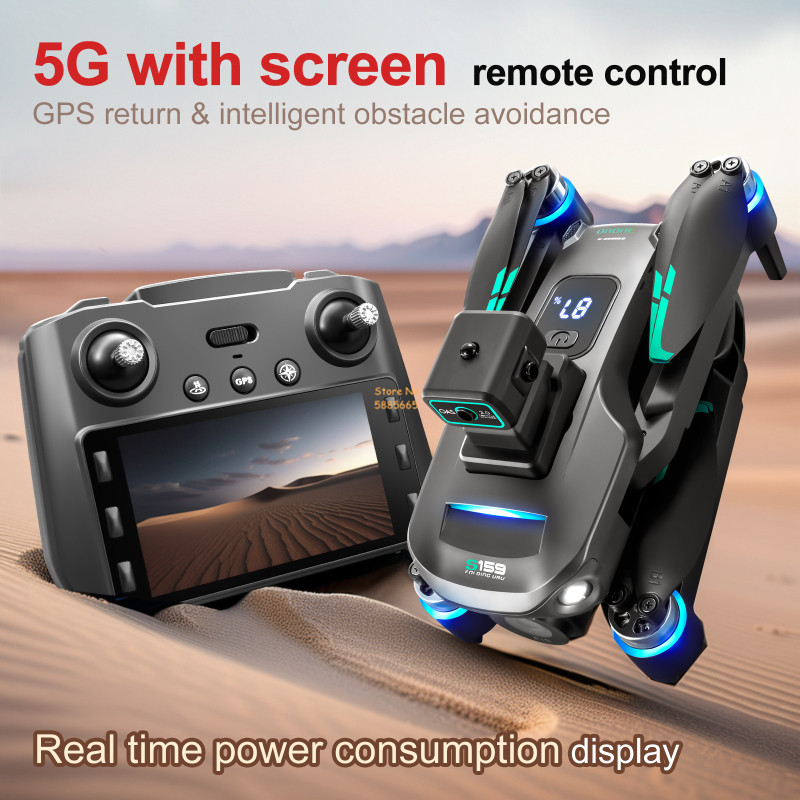 8K Dual Camera 5G WIFI FPV Rem - Drone Battery Box recension och pris