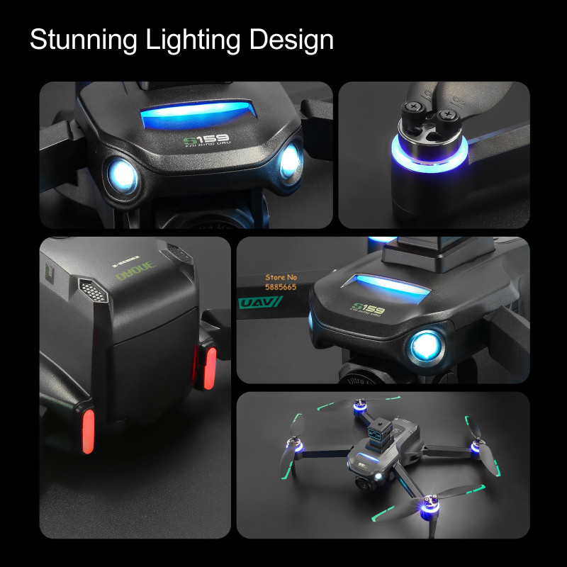 8K Dual Camera 5G WIFI FPV Rem - Drone Battery Box recension och pris