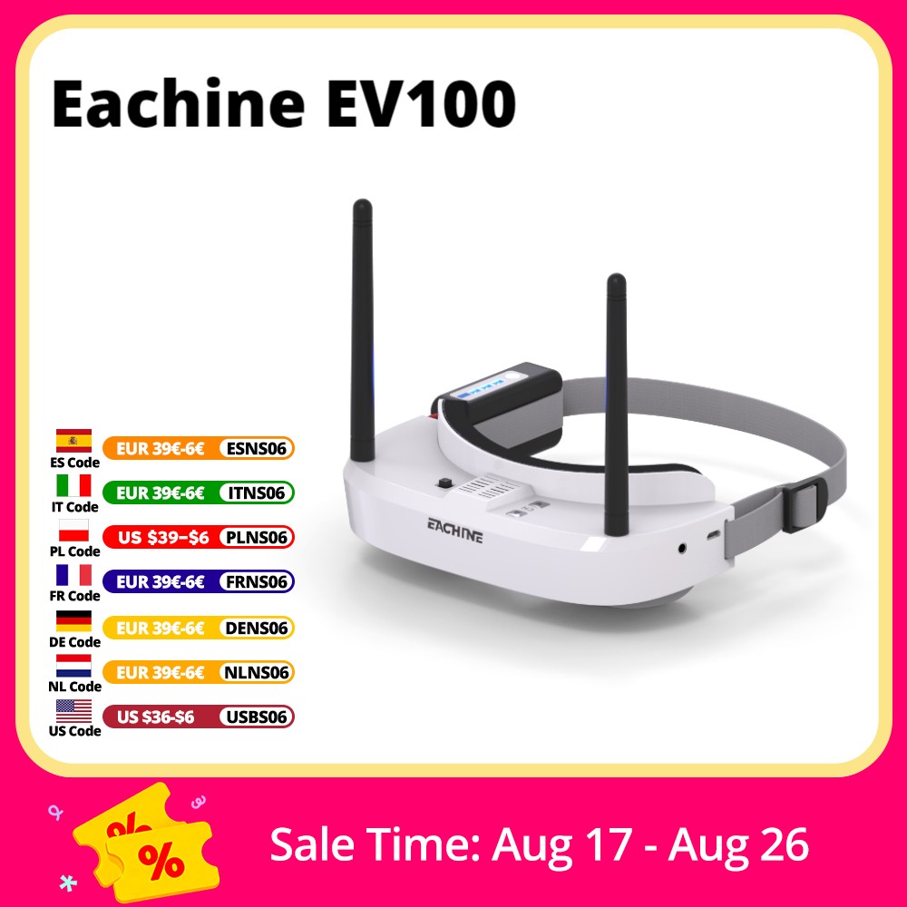 Eachine EV100 720*540 5.8G 72C - Drone Battery Box recension och pris