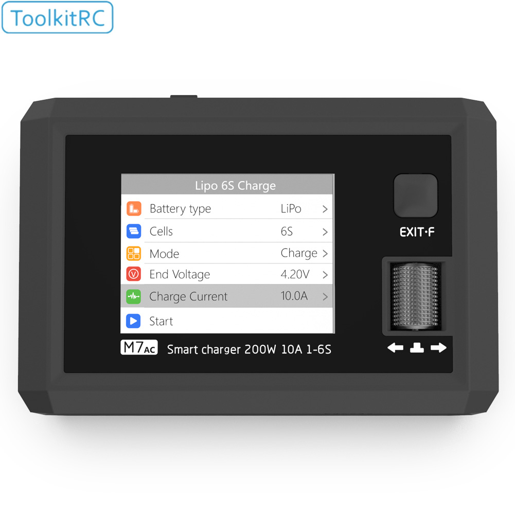 ToolkitRC M7AC 100W AC / 300W  - Drone Battery Smart recension och pris