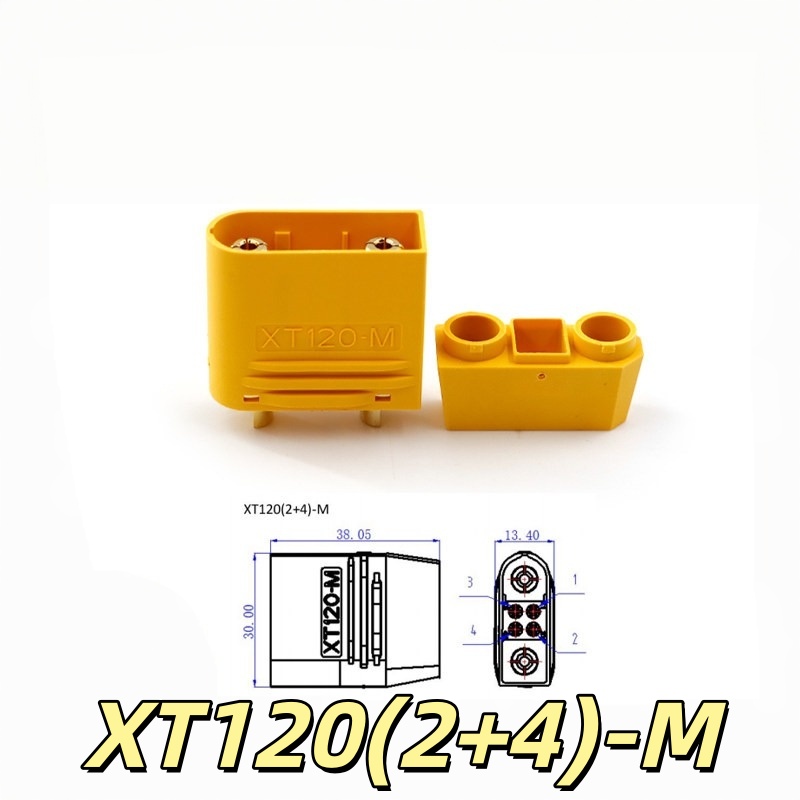 Amass Original XT120(2+4) Conn - Drone Battery High Voltage recension och pris