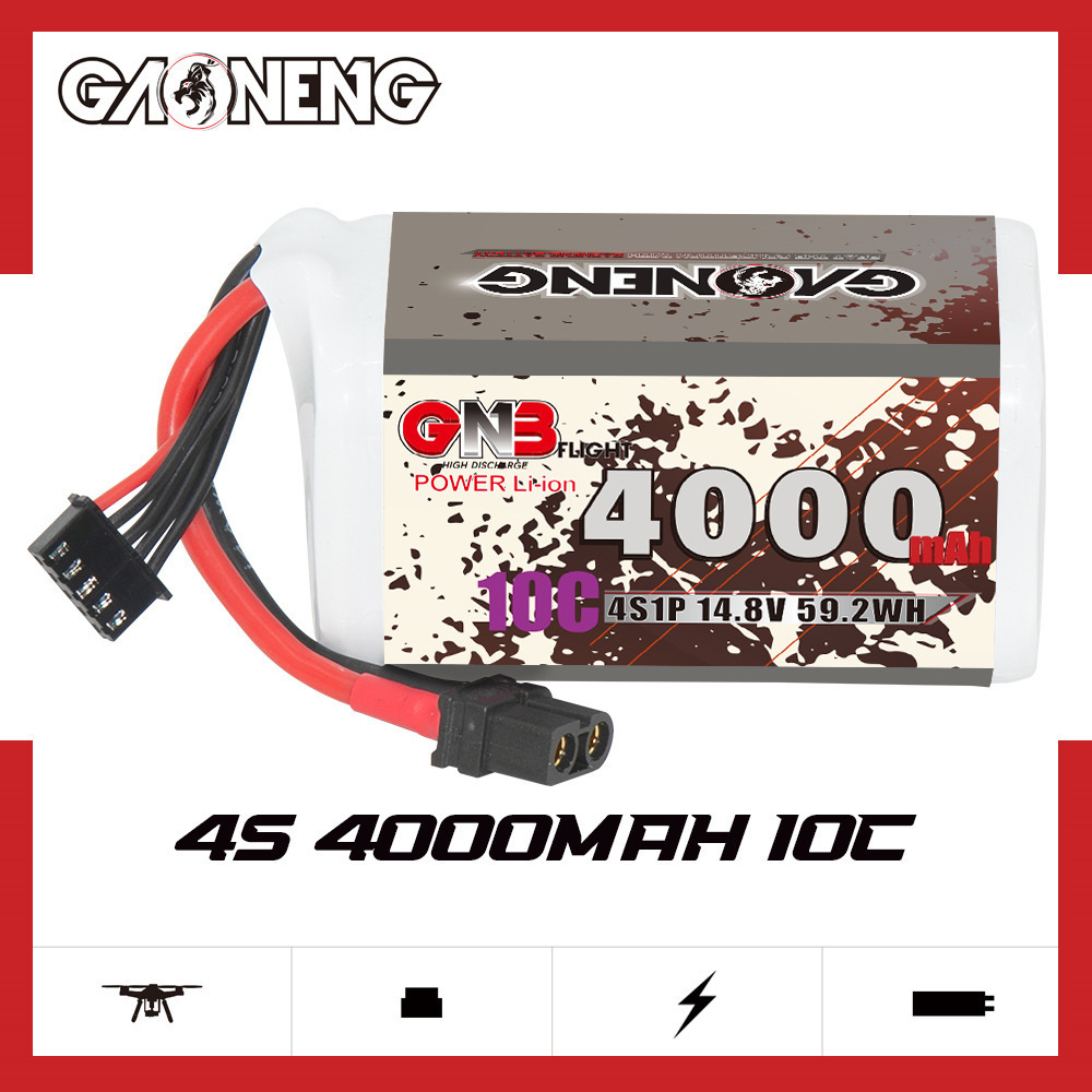 GNB 4000mAh 4S 14.8V 10C 20C W - Drone Battery Lipo recension och pris