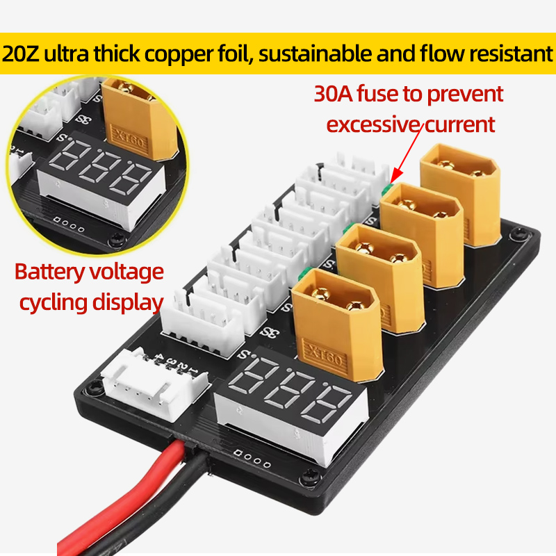 XT30 XT60 Lipo Battery Paralle - Drone Battery Parallel Board recension och pris