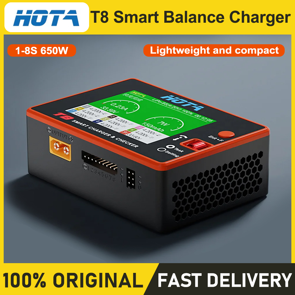 HOTA T8 Smart Balance Charger  - Drone Battery Smart recension och pris