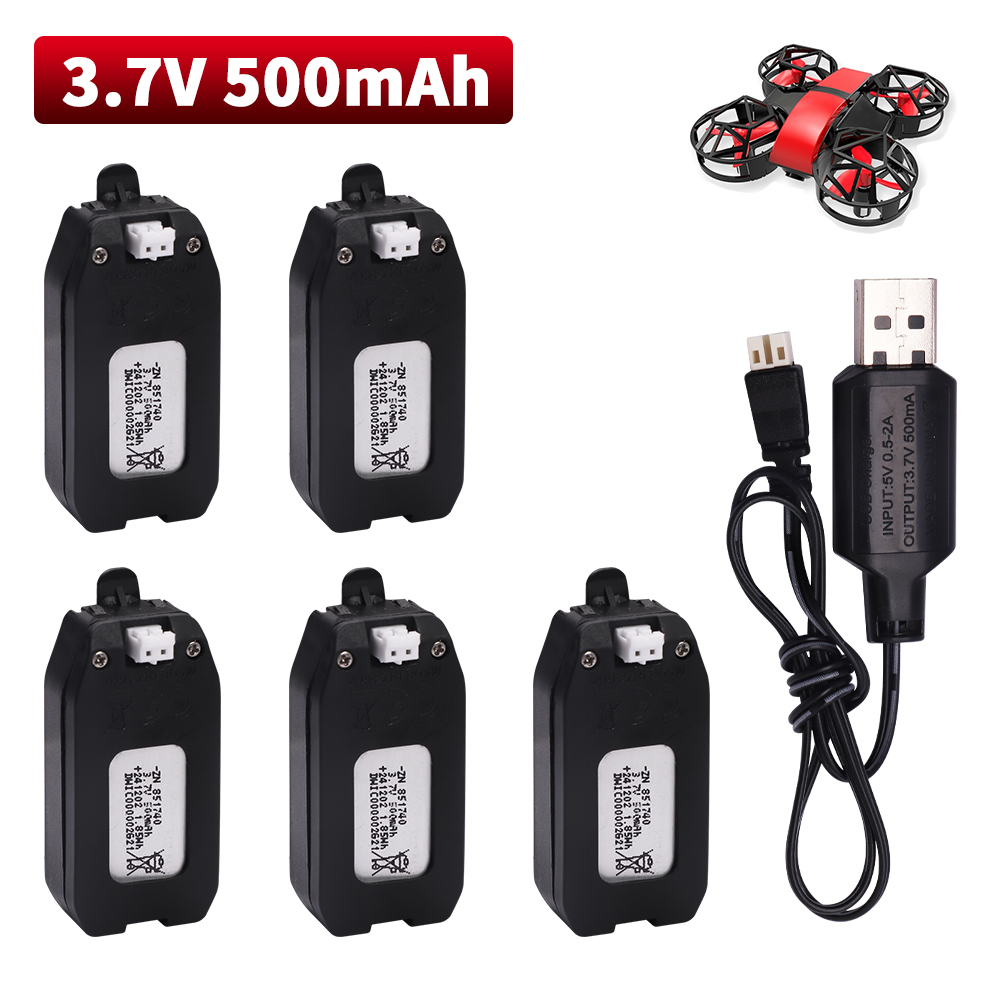 3.7V 500mAh Lithium Battery Fo - Drone Battery Lipo recension och pris