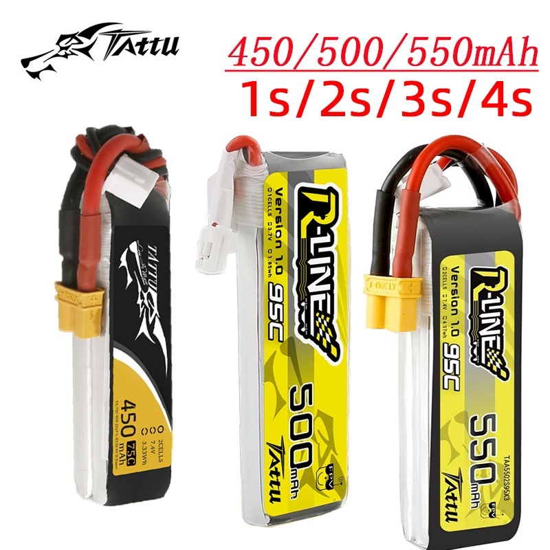 3Pcs NEW TATTU 450/500/550mAh  - Drone Battery Plate recension och pris