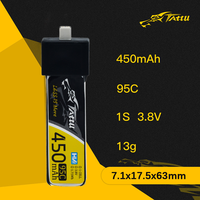 3Pcs NEW TATTU 450/500/550mAh  - Drone Battery Plate recension och pris