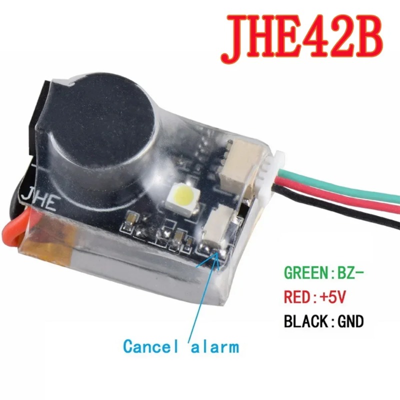 JHEMCU JHE42B/ JHE42B_S Finder - Drone Battery Alarm recension och pris